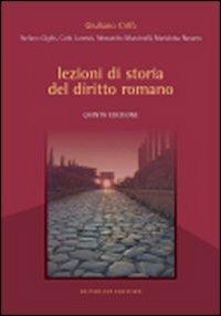 Lezioni di storia del diritto romano - copertina