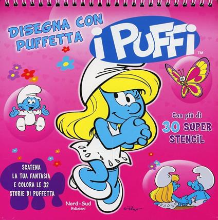 Disegna con Puffetta. I puffi. Ediz. illustrata. Con gadget - Peyo - copertina