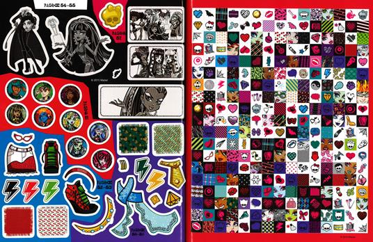 Monster High. 1000 sticker. Oltre 50 attività da paura. Ediz. illustrata - 4