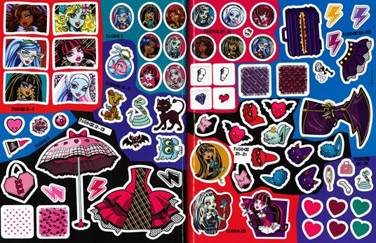 Monster High. 1000 sticker. Oltre 50 attività da paura. Ediz. illustrata - 5