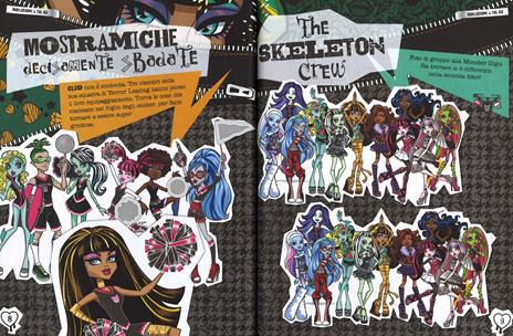 Monster High. 1000 sticker. Oltre 50 attività da paura. Ediz. illustrata - 7