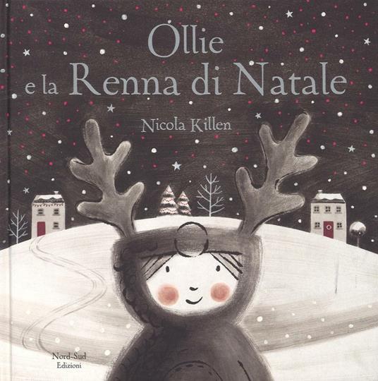 Natale Reversibile Rosso Golf Con Lustrini Holly Renna Corna Taglia Unica Si adatta la maggior parte 