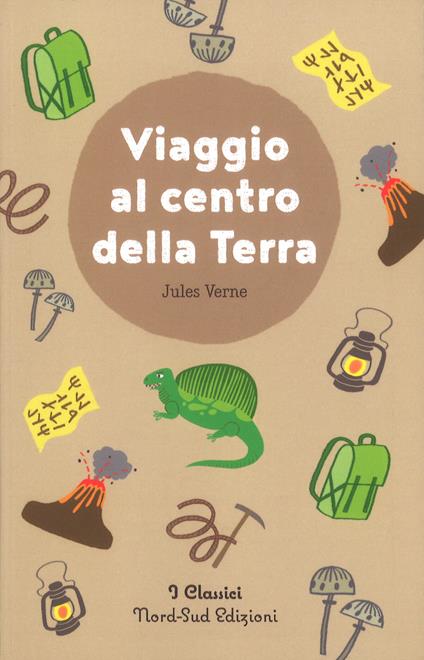 Viaggio al centro della terra - Jules Verne - copertina