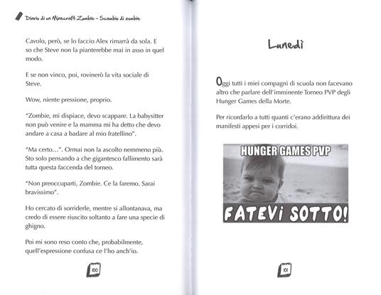 Diario di un Minecraft Zombie. Vol. 4: Scambio di zombie - Zack Zombie - 4