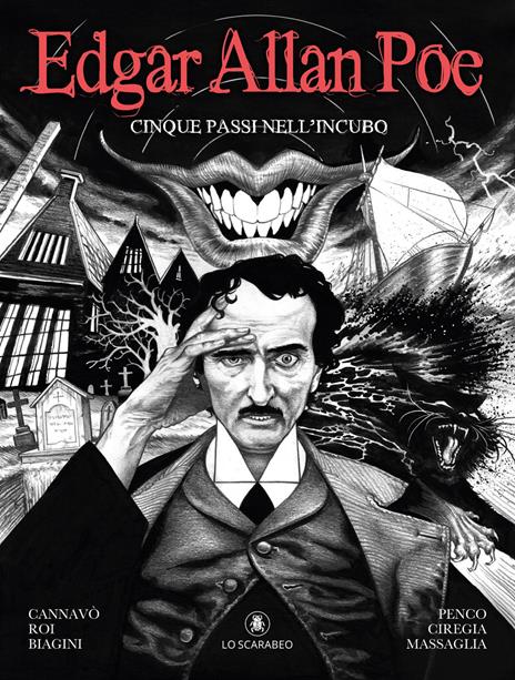 Edgar Allan Poe. Cinque passi nell'incubo - Corrado Roi,Marco Cannavò,Francesca Ciregia - copertina