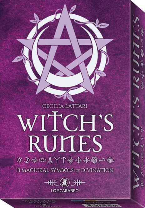 Witch's runes kit. Ediz. italiana. Con 13 rune di legno - Cecilia Lattari - copertina