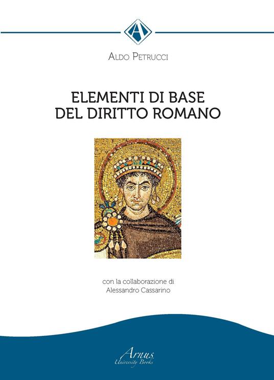 Elementi di base del diritto romano - Aldo Petrucci - copertina