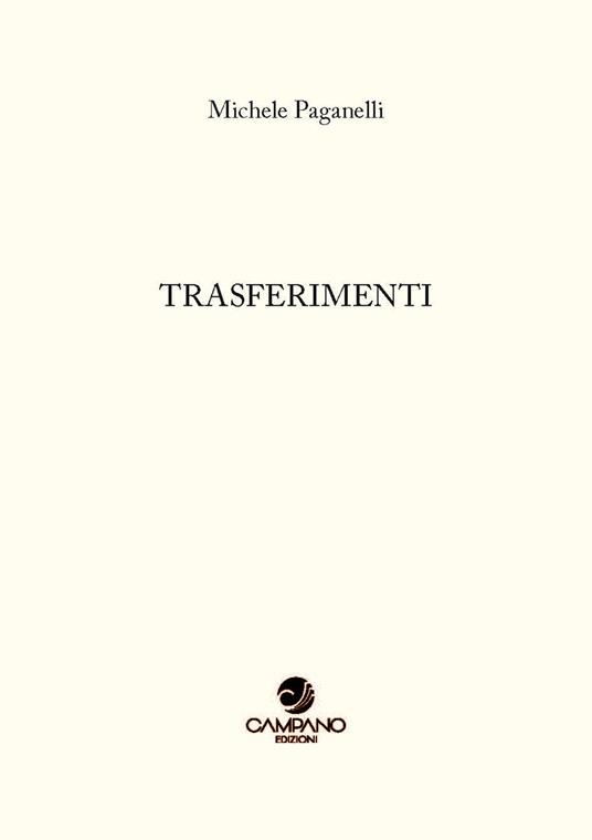 Trasferimenti - Michele Paganelli - copertina