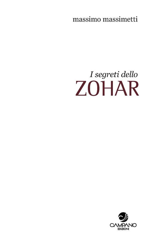 I segreti dello Zohar. Quaderno. Vol. 4 - Massimo Massimetti - copertina