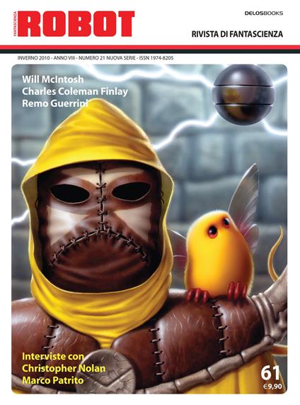Robot. Rivista di fantascienza (2010). Vol. 61 - copertina
