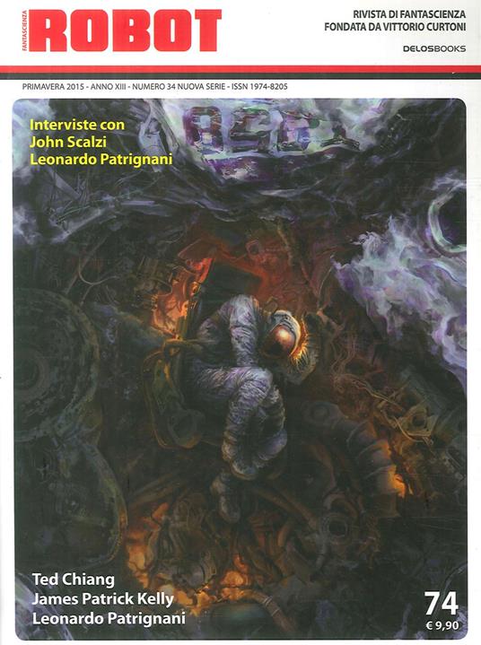 Robot. Rivista di fantascienza (2015). Vol. 74 - copertina