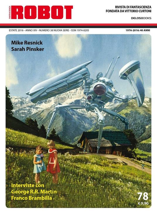 Robot. Rivista di fantascienza (2016). Vol. 78 - copertina