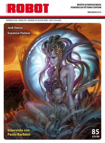 Robot. Rivista di fantascienza (2018). Vol. 85 - copertina