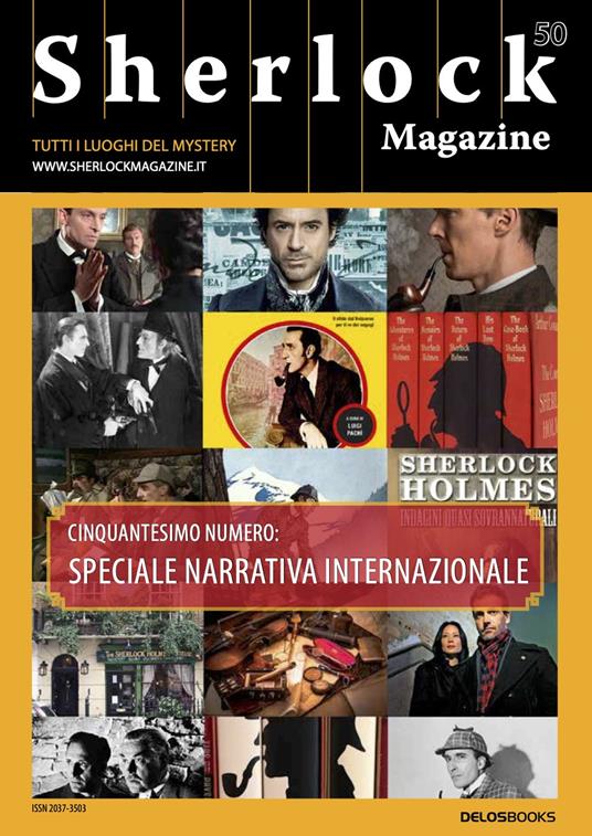 Sherlock Magazine. Tutti i luoghi del mystery. Vol. 50 - copertina