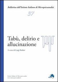 Tabù, delirio e allucinazioni - copertina