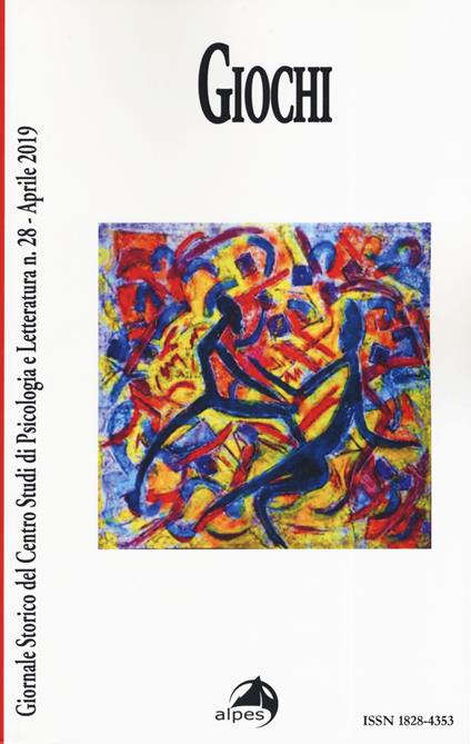 Giornale storico del centro studi di psicologia e letteratura (2019). Vol. 28: Giochi. - copertina