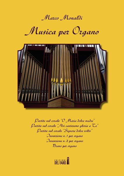 Musica per organo - Marco Monaldi - copertina