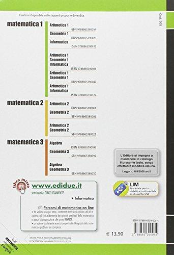  Matematica. Per la Scuola media. Con espansione online. Vol. 1: Aritmetica-Informatica - 2