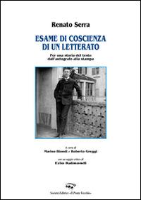 Esame di coscienza di un letterato - Renato Serra - copertina