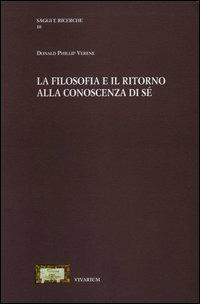 La filosofia e il ritorno alla conoscenza di sé - Donald P. Verene - copertina