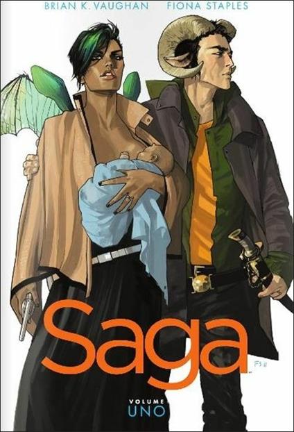 Saga. Vol. 1 - Brian K. Vaughan,Fiona Staples - copertina