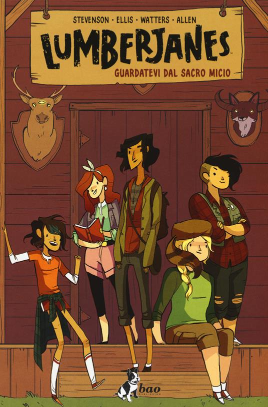 Guardatevi dal sacro micio. Lumberjanes. Vol. 1 - N. D. Stevenson,Grace Ellis,Shannon Watters - copertina