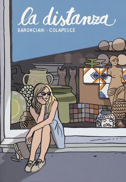 La distanza - Alessandro Baronciani,Colapesce - copertina