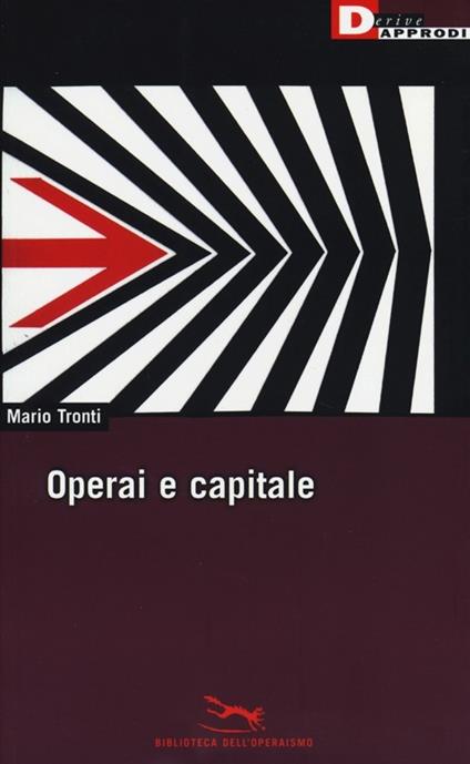 Operai e capitale - Mario Tronti - copertina