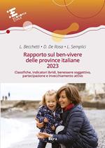 Rapporto sul ben-vivere delle province italiane 2023