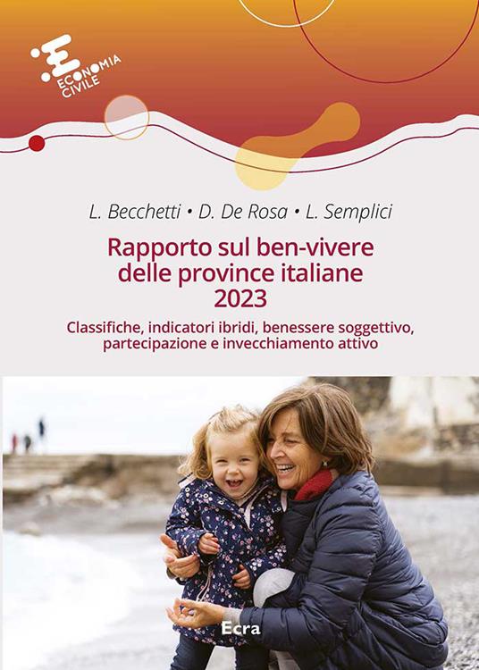 Rapporto sul ben-vivere delle province italiane 2023 - copertina