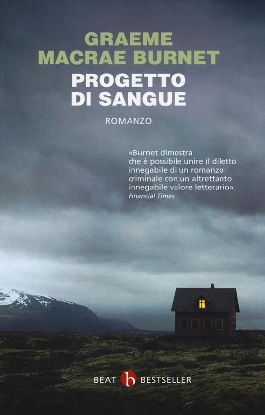 Progetto di sangue - Graeme Macrae Burnet - copertina