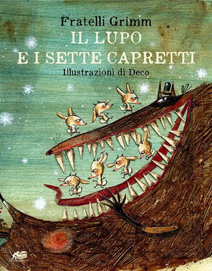 Il lupo e i sette capretti. Ediz. a colori - Jacob Grimm,Wilhelm Grimm - copertina