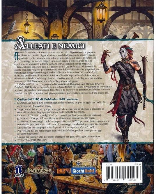 Pathfinder. Codice dei Png. Gioco da tavolo - 3