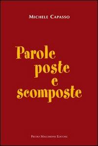 Parole poste e scomposte - Michele Capasso - copertina