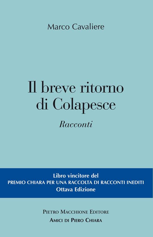 Il breve ritorno di Colapesce - Marco Cavaliere - copertina