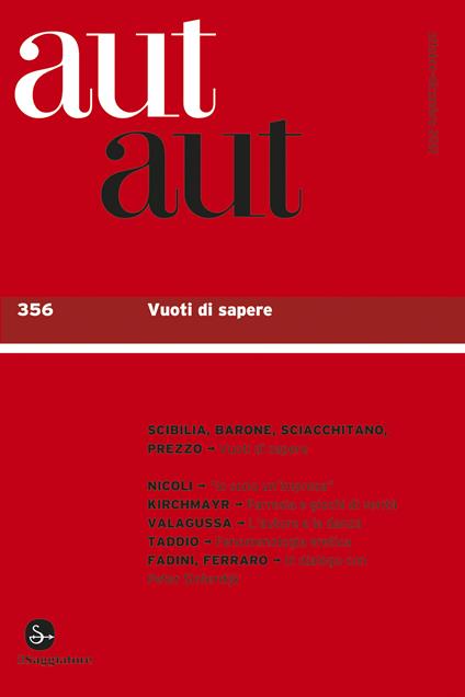 Aut Aut n. 356 - AA.VV. - ebook