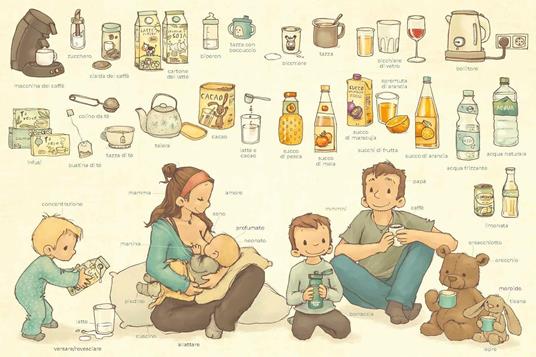 Il mio grande vocabolario illustrato. A tavola. Ediz. illustrata - Jöelle Tourlonias - 2