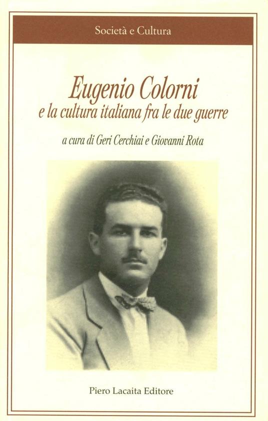 Eugenio Colorni e la cultura italiana fra le due guerre - copertina