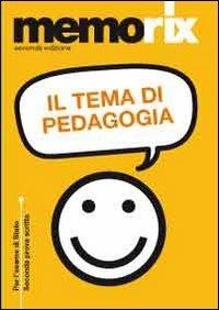 Il tema di pedagogia - copertina