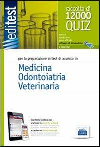 EdiTEST 1. Raccolta di 12000 quiz. Medicina, odontoiatria, veterinaria. Con espansione online - copertina