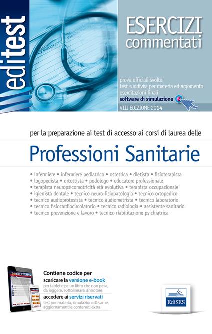 EdiTEST 2. Esercizi-Professioni sanitarie per la preparazione ai test di ammissione online. Con software di simulazione - copertina