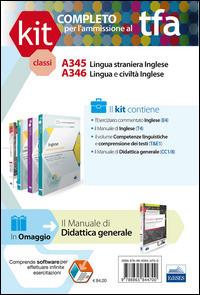 TFA. Classi A345-A346 per prove scritte e orali. Manuale di teoria ed esercizi di lingua e cultura inglese. Kit completo. Con software di simulazione - copertina