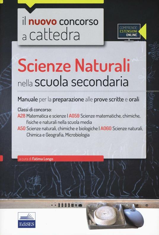 CC4/28 Scienze naturali nella scuola secondaria. Per la classe A28 (A059) e A50 (A060). Con espansione online - copertina
