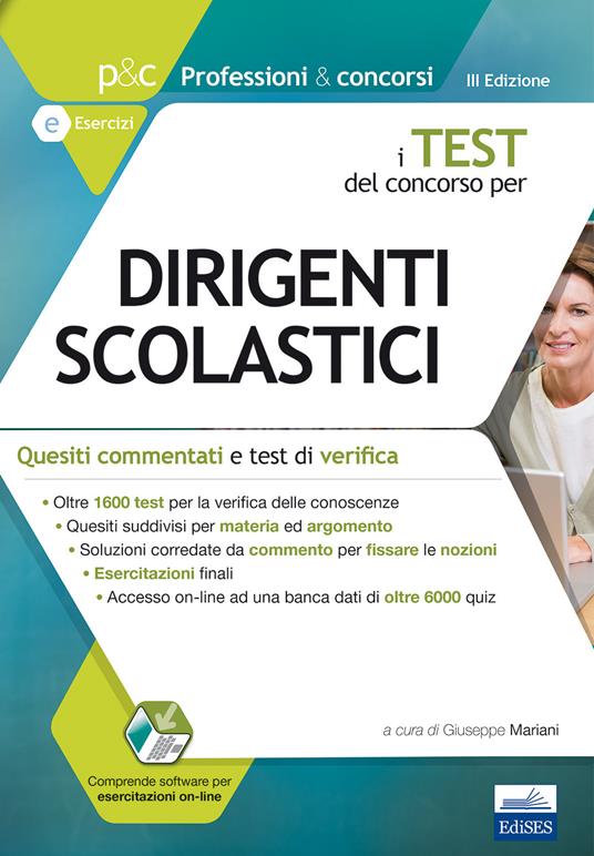I test del concorso per Dirigenti scolastici. Quesiti commentati e test di verifica. Con software di simulazione - copertina