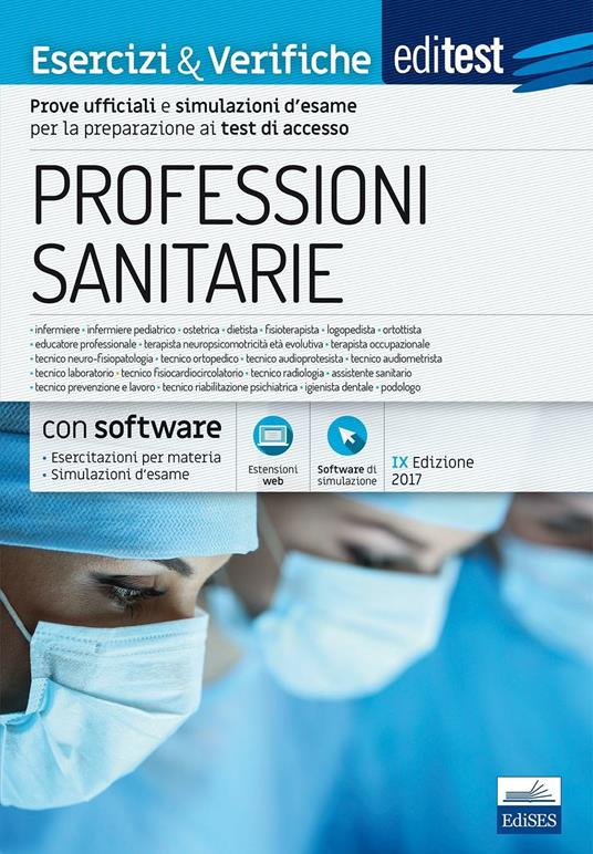 EdiTEST. Professioni sanitarie. Esercizi & verifiche. Con espansione online - copertina