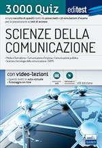 EdiTEST. Scienze della comunicazione. 3000 quiz. Ampia raccolta di quesiti tratti da prove reali e 10 simulazioni d'esame per la preparazione ai test di accesso. Con software di simulazione