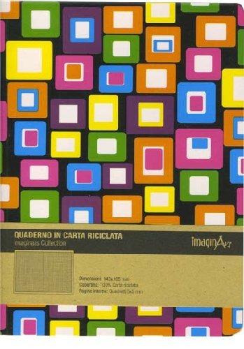 Quaderno Recycled quadri 17x24