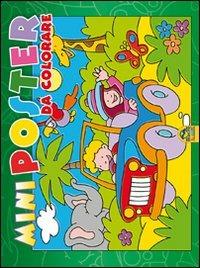 Mini poster da colorare. Verde. Ediz. illustrata - copertina