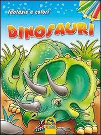 Dinosauri. Fantasie a colori. Ediz. illustrata - copertina