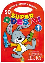 Divertiti con il coniglio Ricky. Super adesivi. Ediz. illustrata. Vol. 1